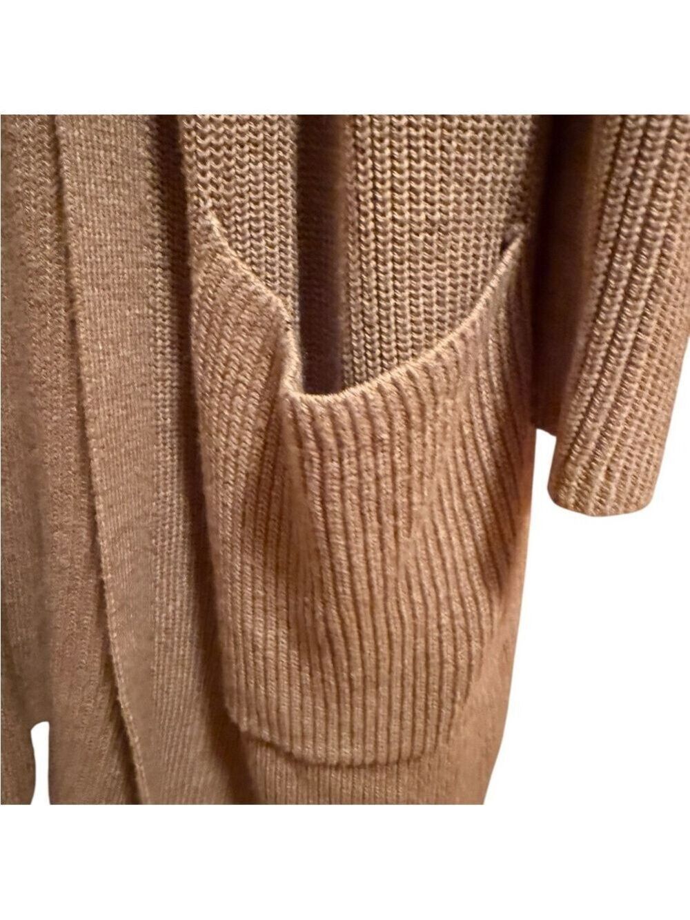 Old Navy Tan Cardigan Open Front - Picture 4 of 4